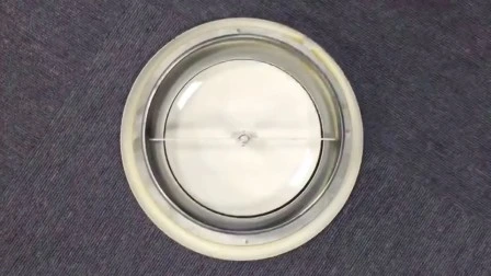 Воздухораспределитель металлического дискового клапана с порошковым покрытием для систем отопления, вентиляции и кондиционирования воздуха