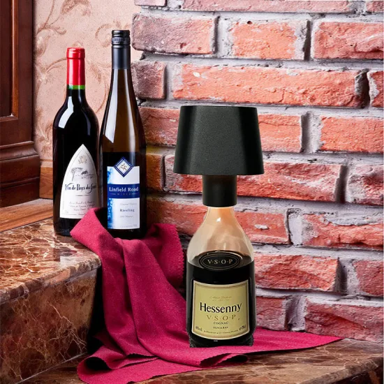 Ресторан Бутылка вина с питанием от сенсорной уличной настольной лампы Домашний декор
